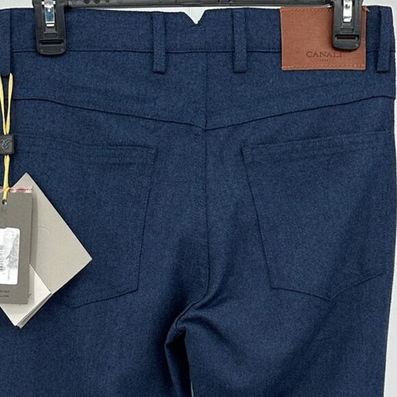 Canali Men's‎ Impeccabile Wool 5-Pocket Pants - Picture 12 of 13